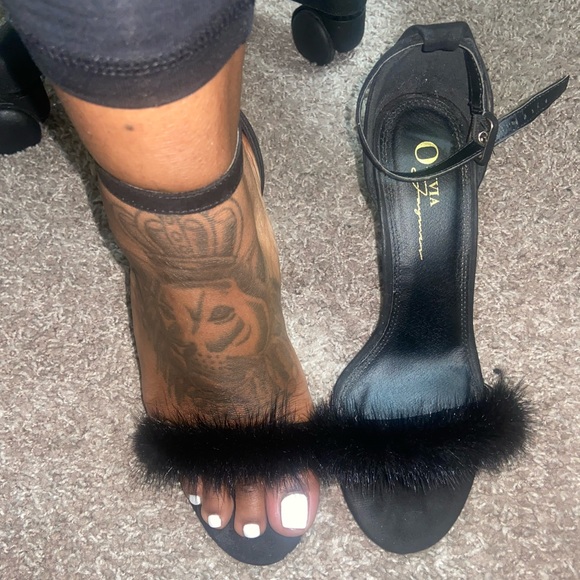 Black Party Heels - Picture 2 of 3